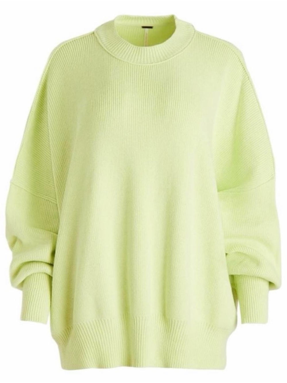 Free People Easy Street Tunic Sweater in Zested Lime